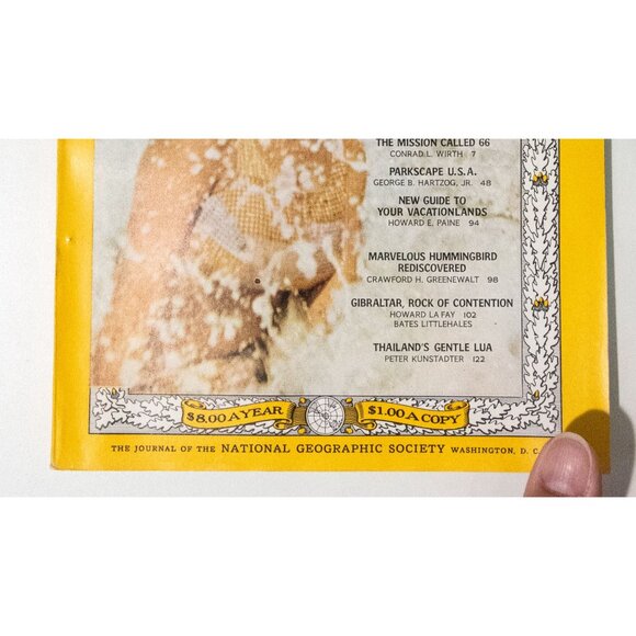 Vintage July 1966 National Geographic Vol. 130 No. 1 - Picture 4 of 8